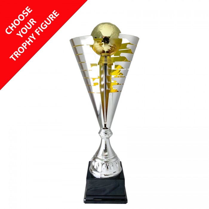 TALL METAL CUP WORLD TROPHY   - 
